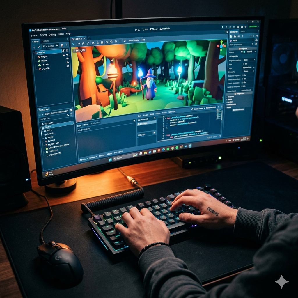 Godot 4.3 Game Engine Tutorials For Game Engine Design (CS-3891-03) Course