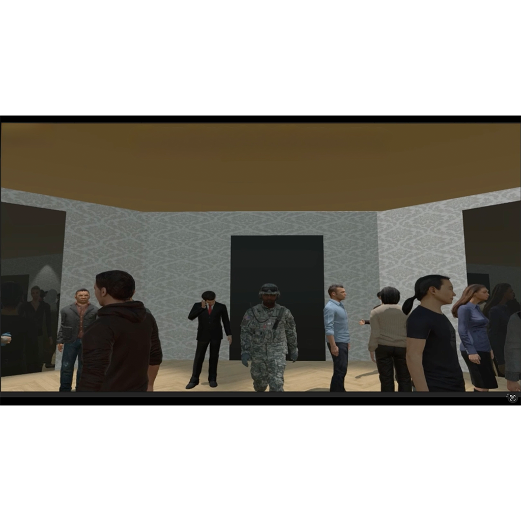 The Effect of Crowds on Peripersonal Space and Interpersonal Distance in Immersive Virtual Environments