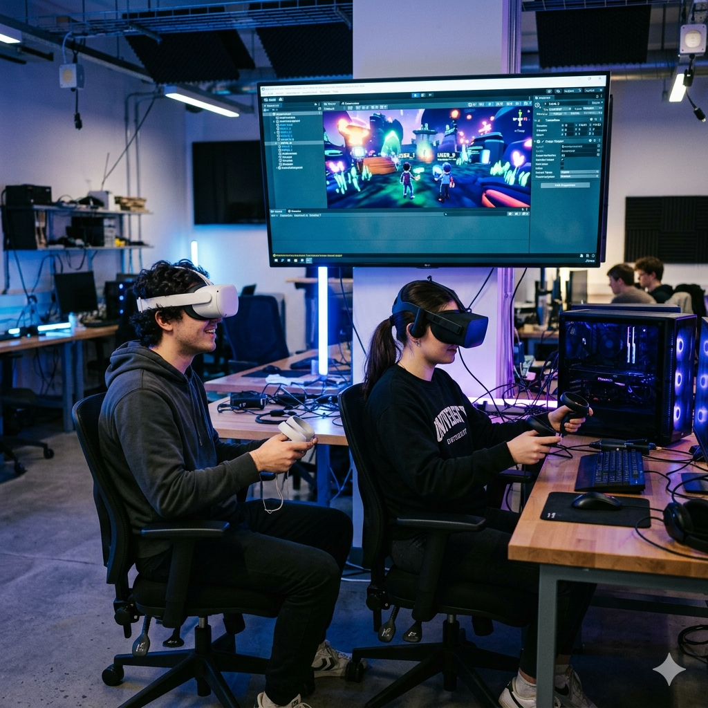 Multiplayer Games in Unity Game Engine Tutorials For Projects in Virtual Reality Design (CS 4249/5249) Course